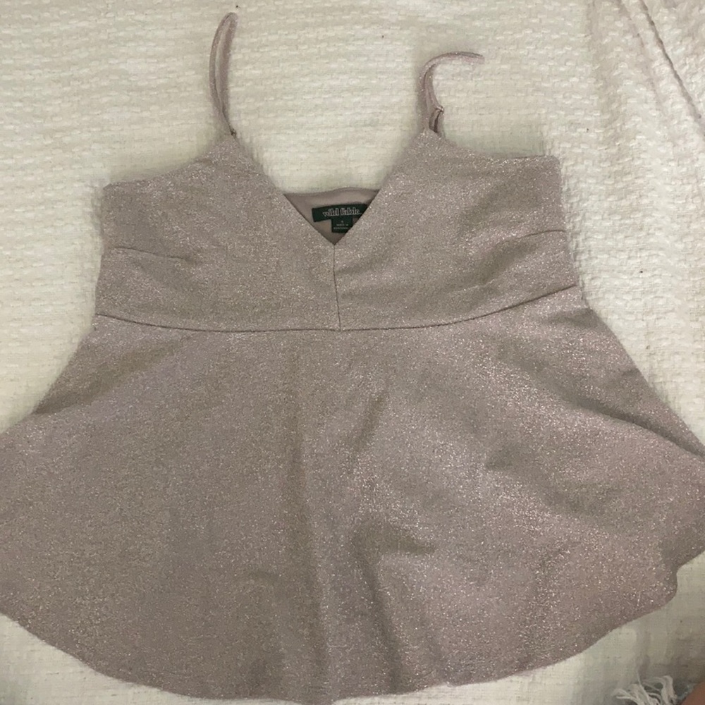 Sparkly tank top